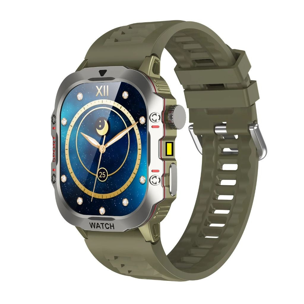 Smartwatch Masculino 2.01” — Fitness, Monitor de Saúde e Chamada via Bluetooth