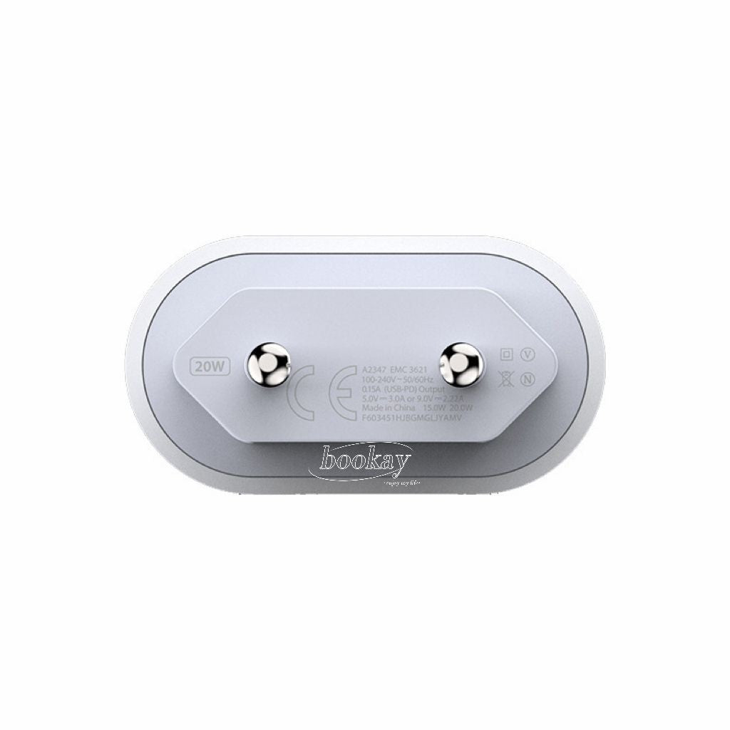Carregador Turbo 20W Type-C para iPhone — Compatível com Modelos 11 ao 14 Pro