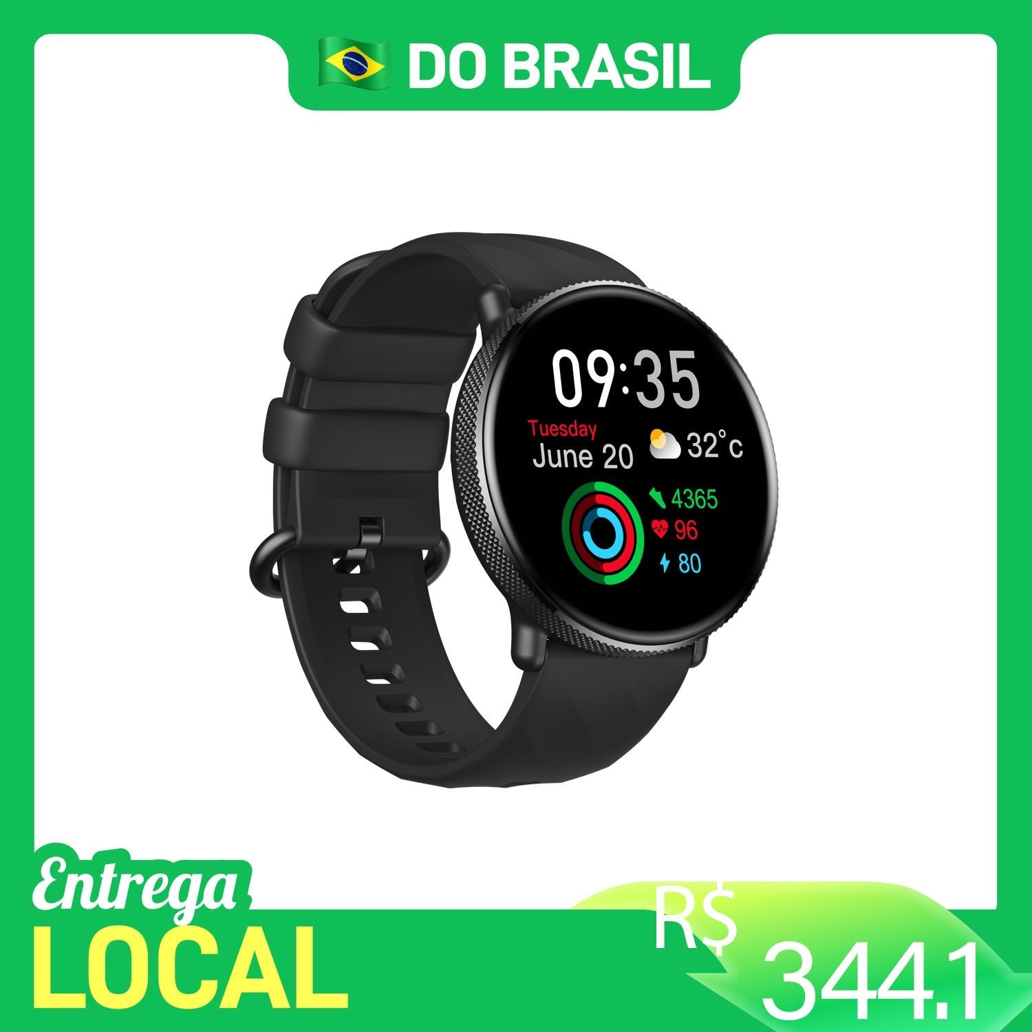 Relógio Inteligente Zeblaze GTR 3 Pro + FRETE GRÁTIS