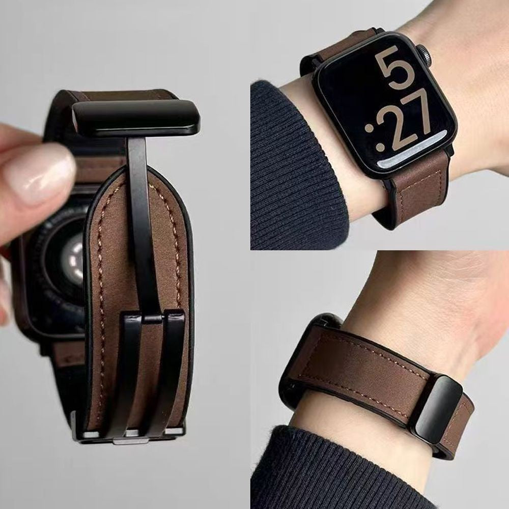 Pulseira de Couro para Apple Watch Série 10