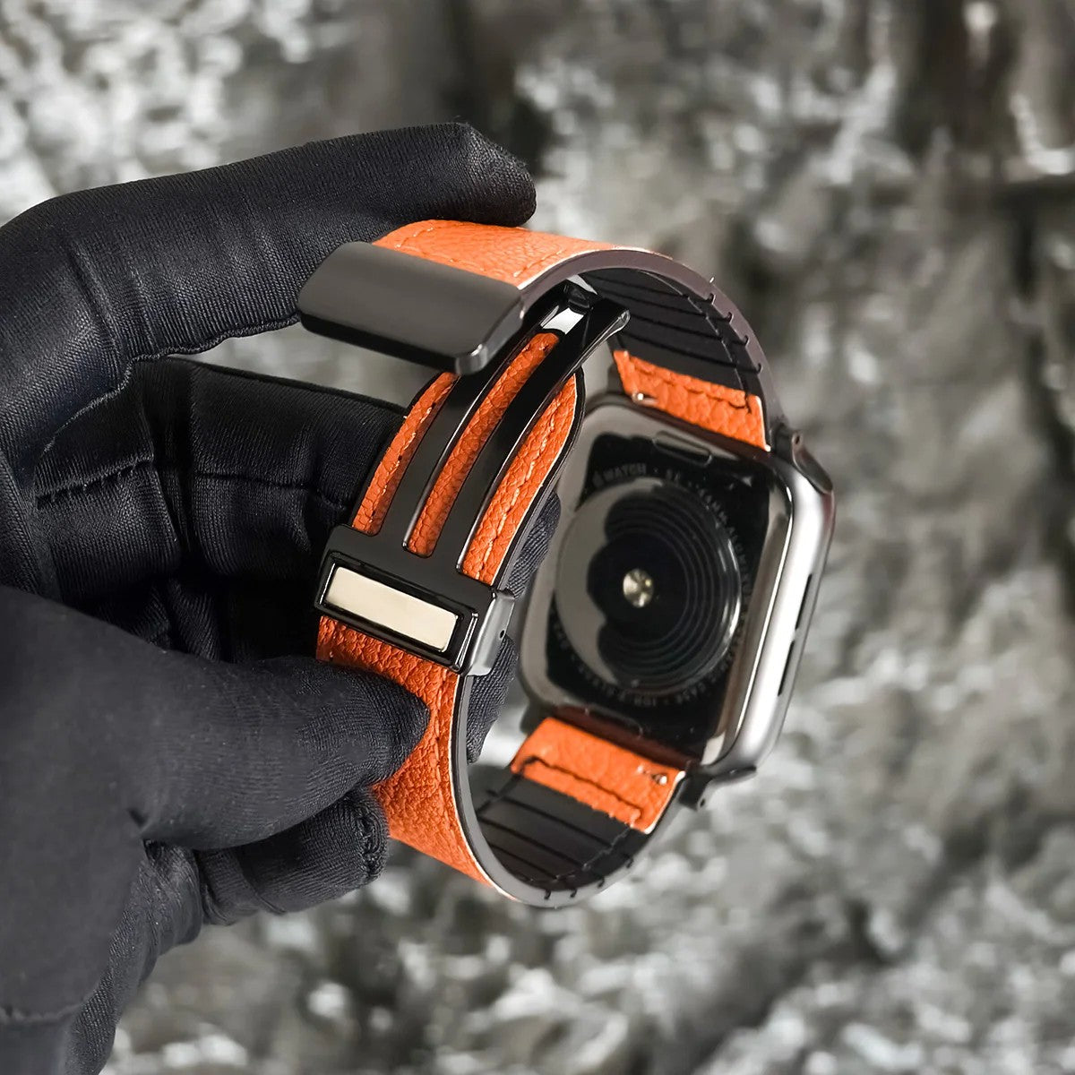 Pulseira de Couro para Apple Watch Série 10