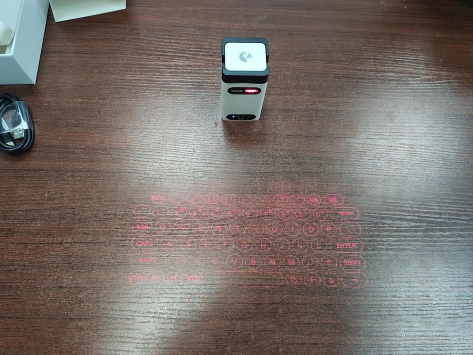 Teclado Laser Virtual Bluetooth Sem Fio