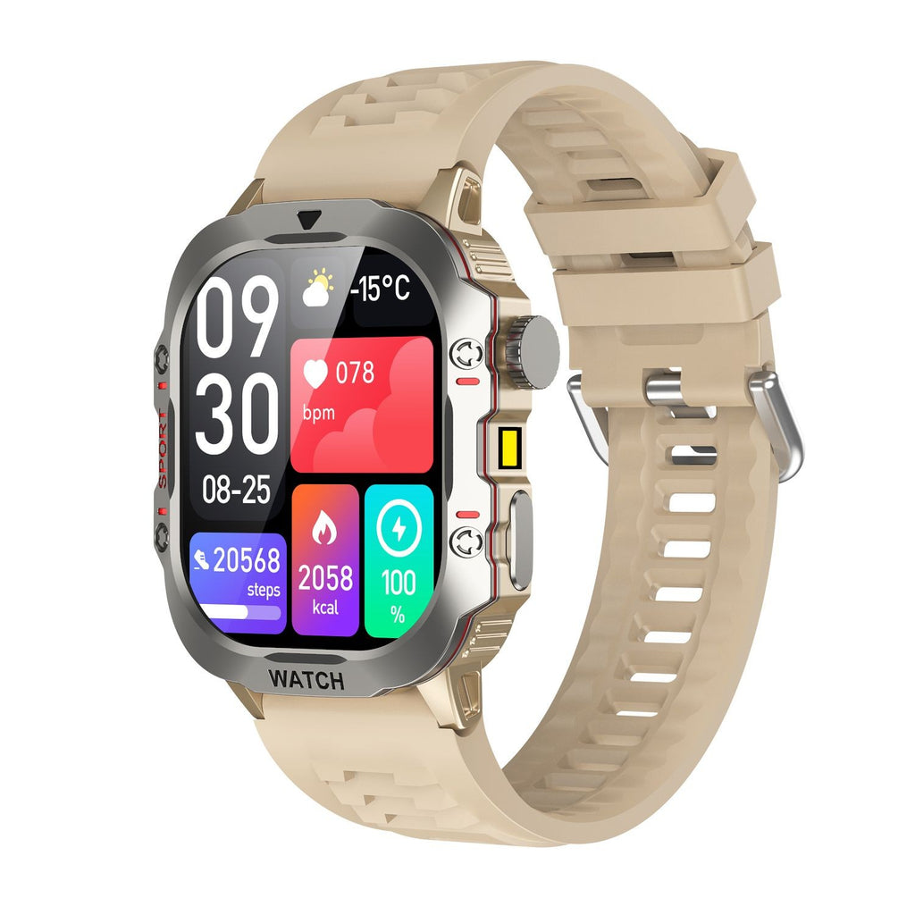 Smartwatch Masculino 2.01” — Fitness, Monitor de Saúde e Chamada via Bluetooth