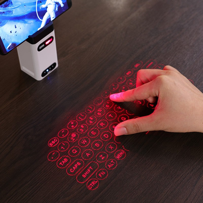 Teclado Laser Virtual Bluetooth Sem Fio