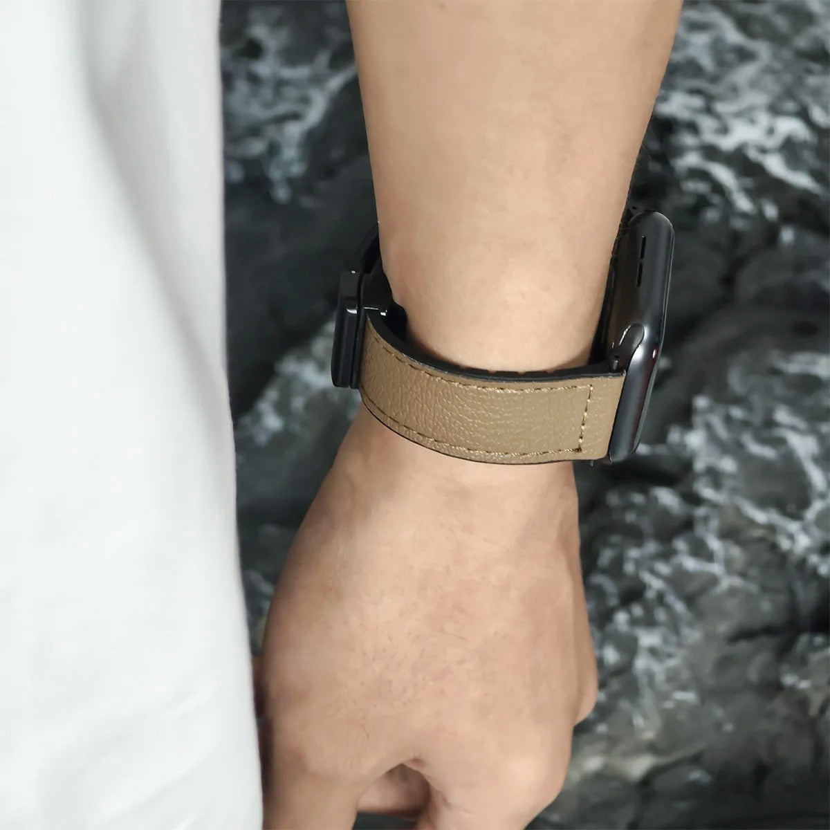 Pulseira de Couro para Apple Watch Série 10