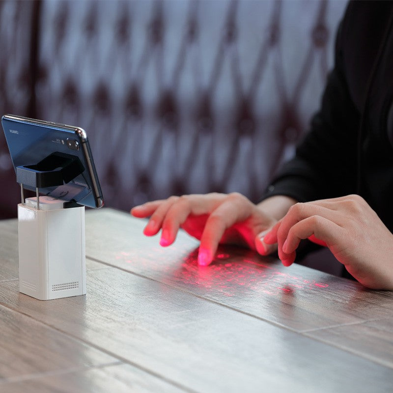 Teclado Laser Virtual Bluetooth Sem Fio