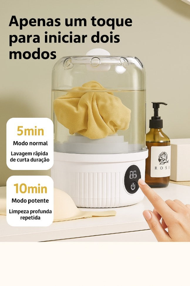 Mini Máquina de Lavar Portátil — Ideal para Roupas Íntimas