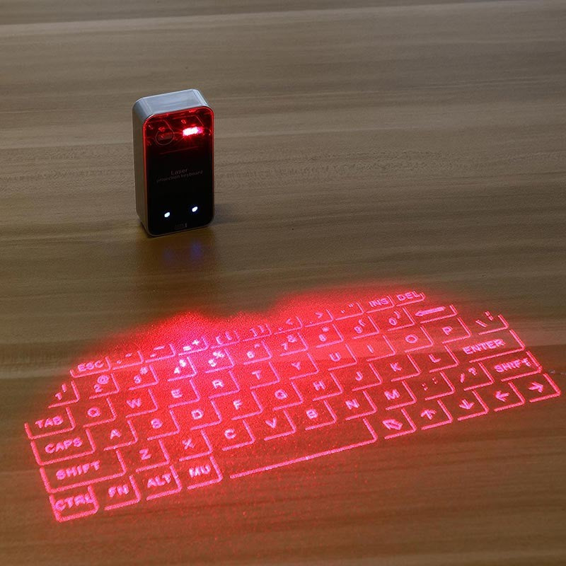 Teclado Laser Virtual Bluetooth Sem Fio