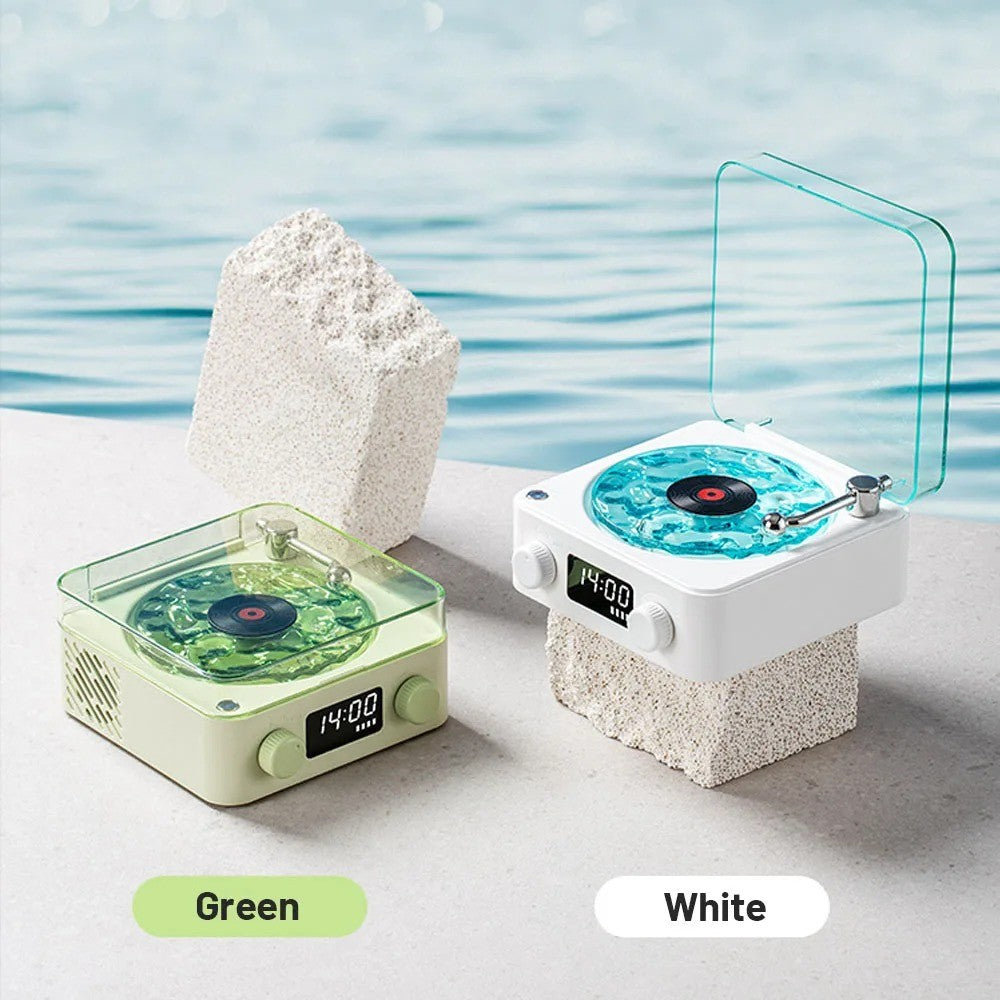 Mini Caixa de Som Bluetooth Retrô Portátil