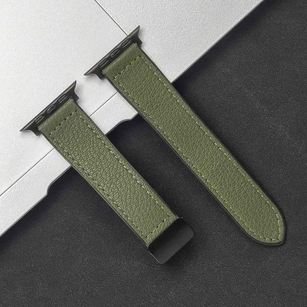 Pulseira de Couro para Apple Watch Série 10
