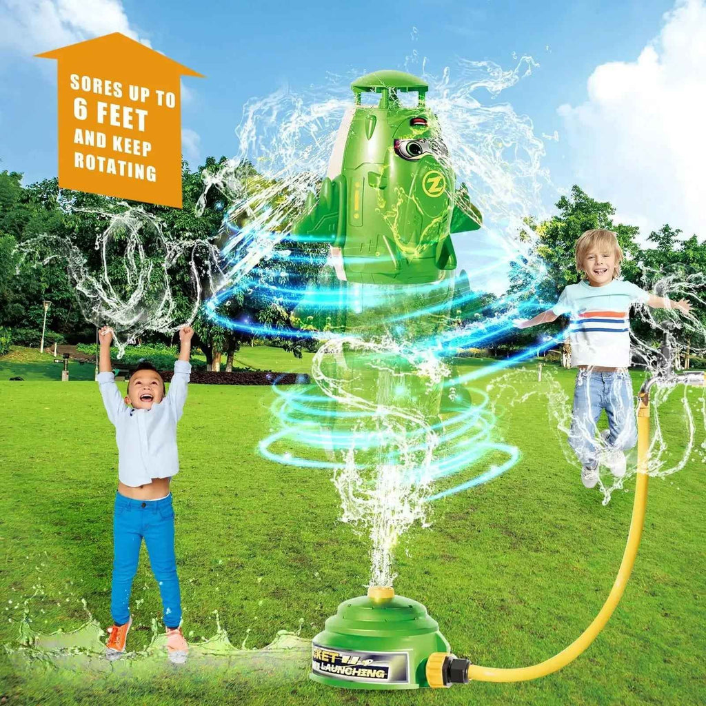 Foguete Sprinkler Brinquedo Spray de Água