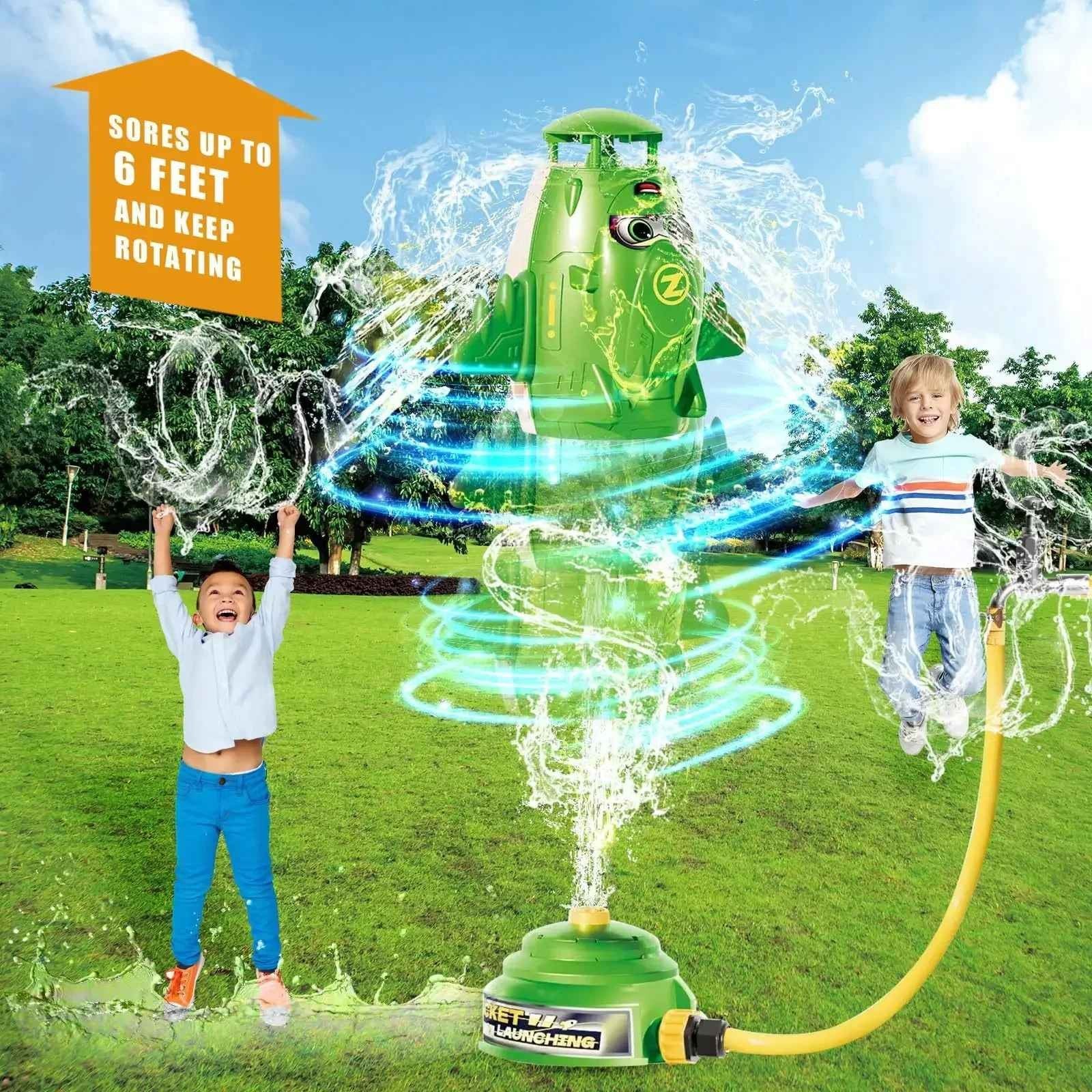 Foguete Sprinkler Brinquedo Spray de Água