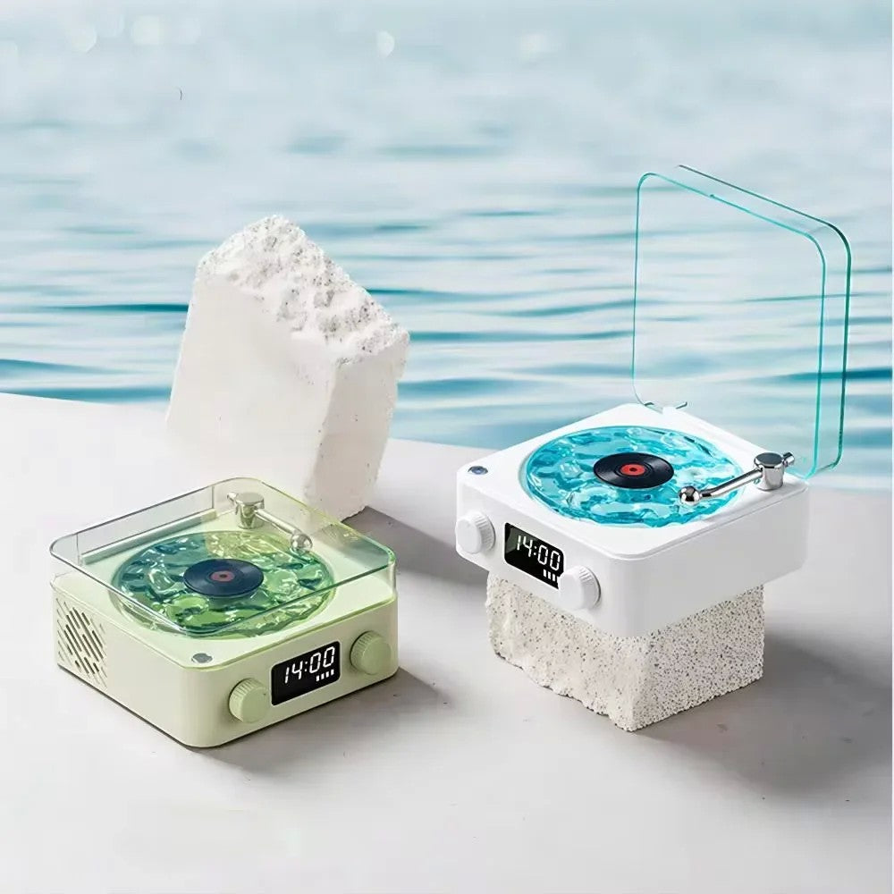 Mini Caixa de Som Bluetooth Retrô Portátil
