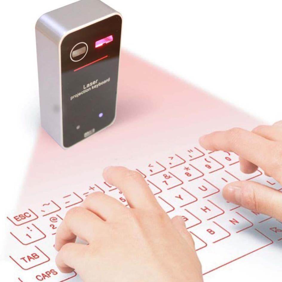 Teclado Laser Virtual Bluetooth Sem Fio