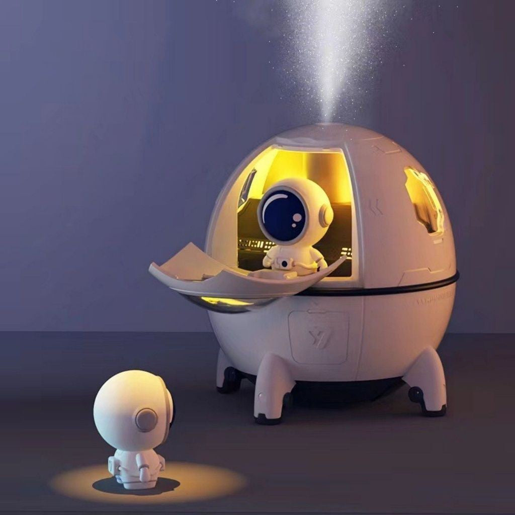 Umidificador de Ar Portátil em Formato de Cápsula Espacial + FRETE GRÁTIS