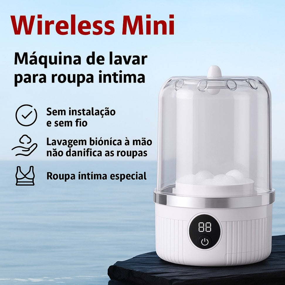 Mini Máquina de Lavar Portátil — Ideal para Roupas Íntimas