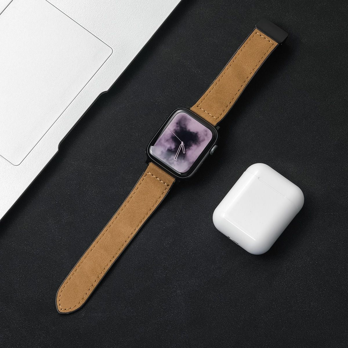 Pulseira de Couro para Apple Watch Série 10