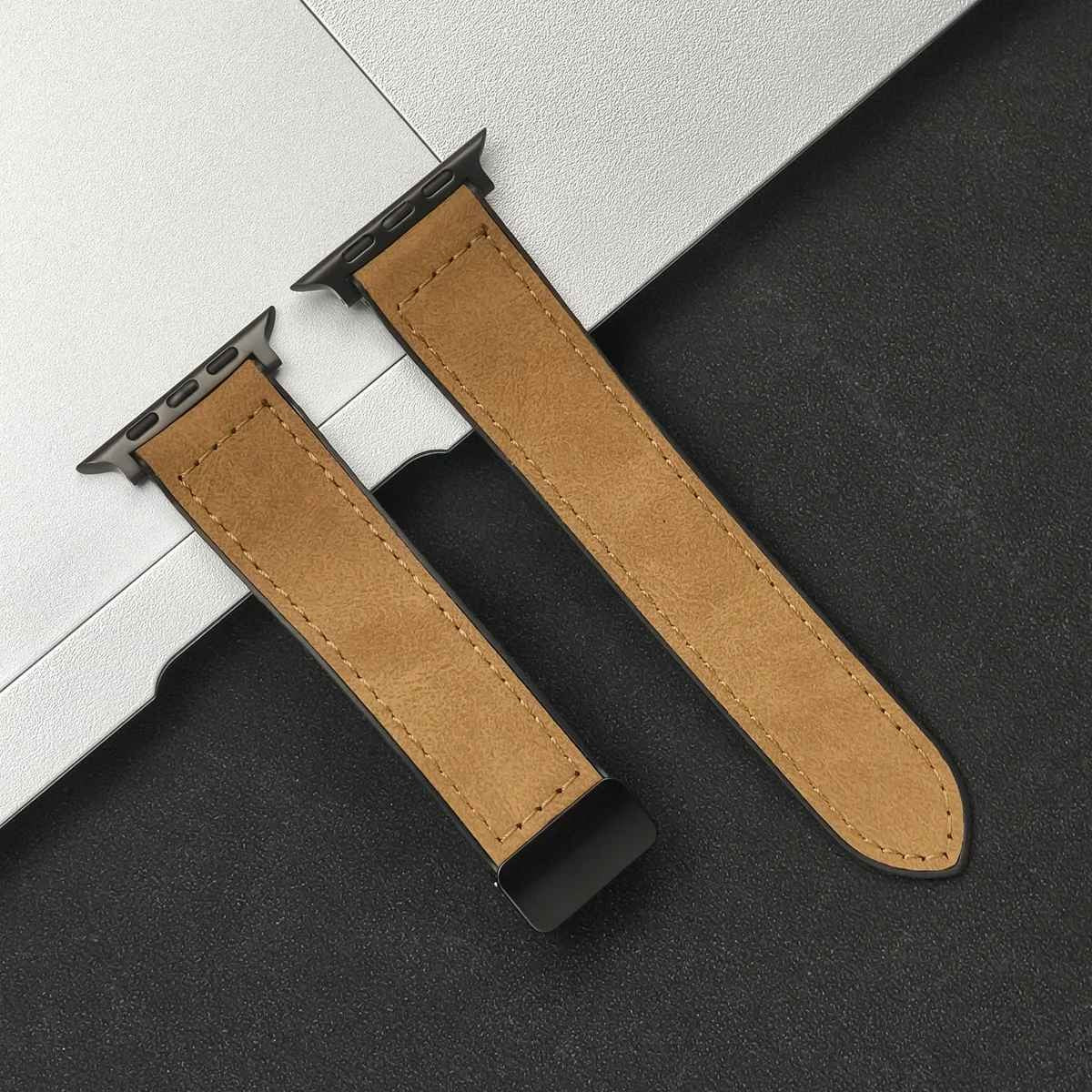 Pulseira de Couro para Apple Watch Série 10
