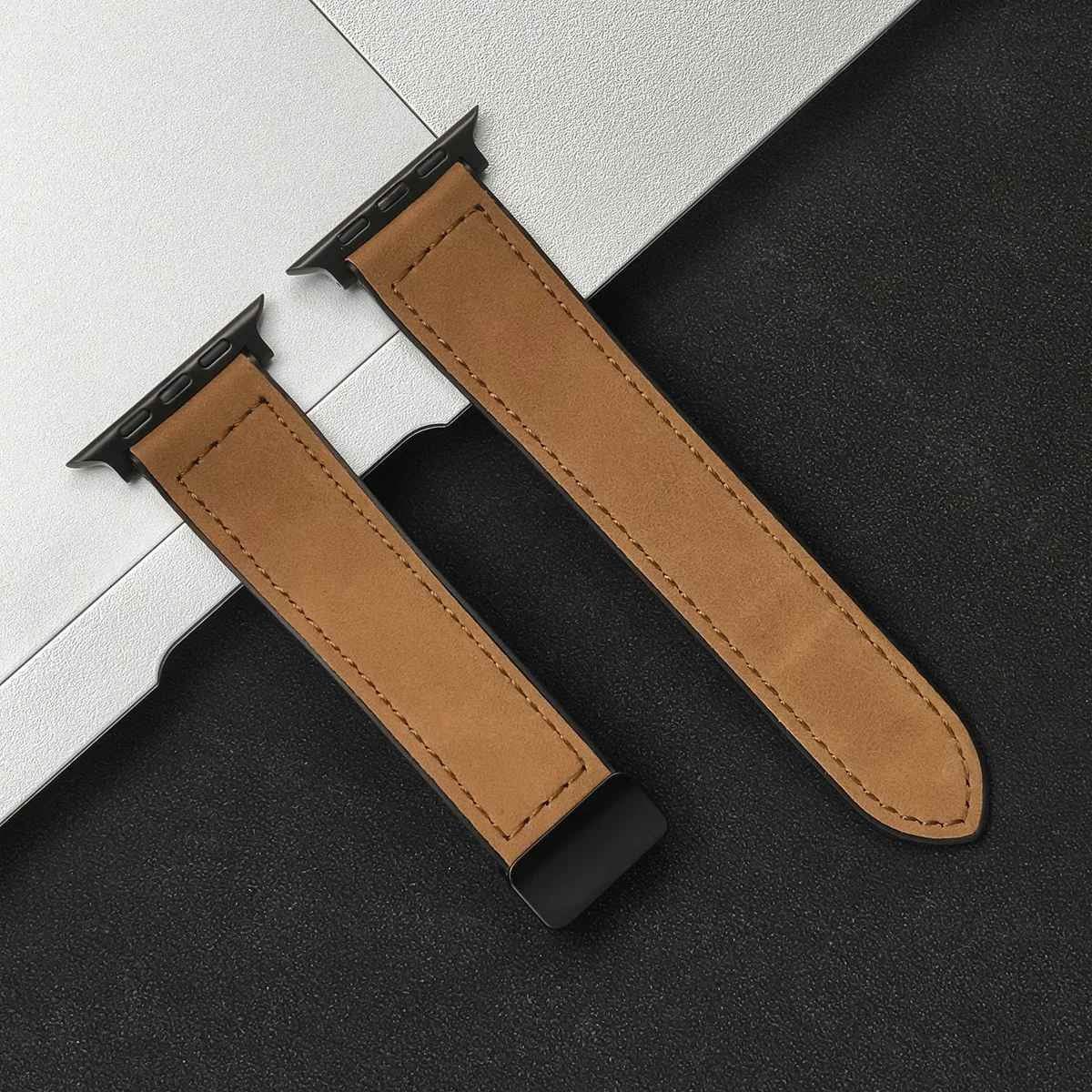 Pulseira de Couro para Apple Watch Série 10