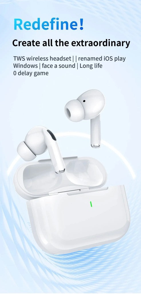 Fones de Ouvido Air Pro 2025 Bluetooth 5.3 Original