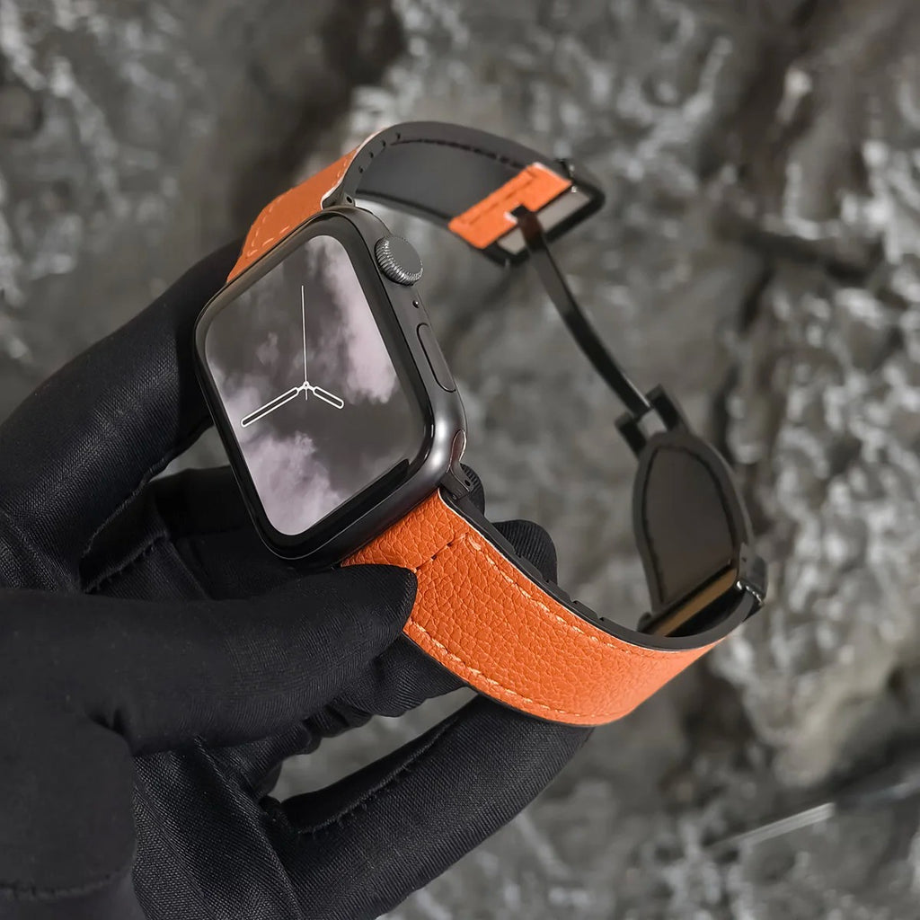 Pulseira de Couro para Apple Watch Série 10