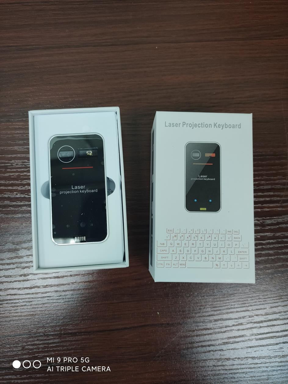 Teclado Laser Virtual Bluetooth Sem Fio